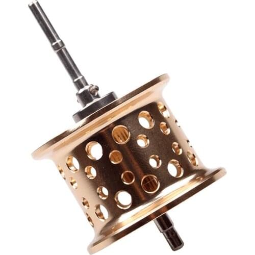 Kawa New Product Fishing Reel Cup,Aluminium Alloy Super Light Drop-water Reel Rolling LIne Cup, Double Color Oxidation Line Cup