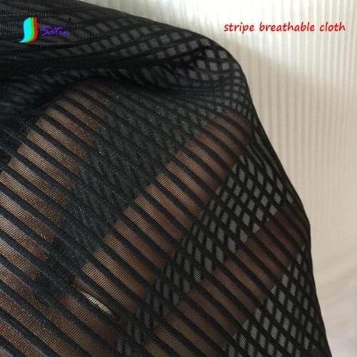 Wholesale 1Meter White,Black Three-dimensional Stripe Tulle Fabric,Princess Dress Material Accessory Cloth S0969L