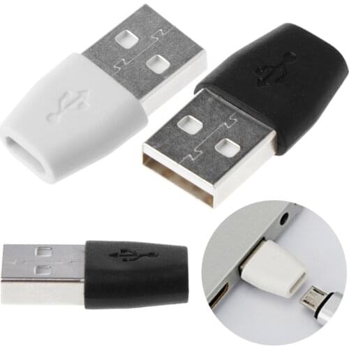 USB 2.0 Male to Micro USB Female Adapter Converter for Data Transfer and Charge