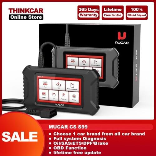 Mucar CS99 The latest Version Professional Auto Scanner Full System 5 Reset Service obd2 Scanner Lifetime Free Diagnostic Tools