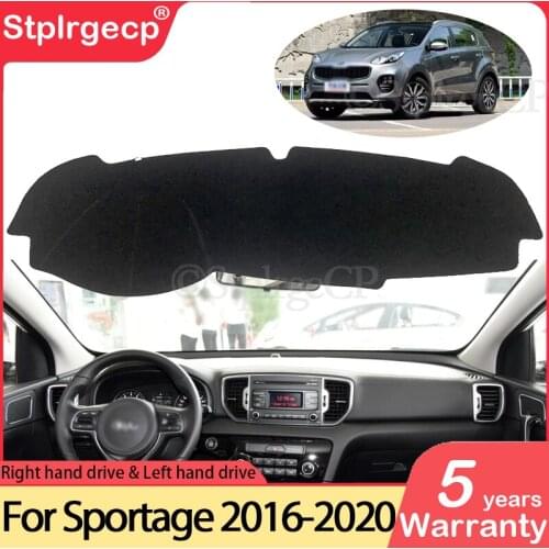 For Kia Sportage 2016 2017 2018 2019 2020 QL Anti-Slip Mat Dashboard Cover Pad Sunshade Dashmat Carpet Anti-UV Car Accessories R