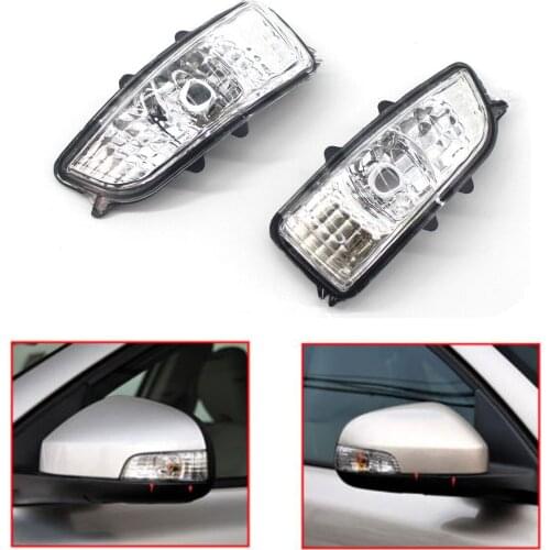 Clear Rearview Mirror Lamp For Volvo S40 S60 S80 C30 C70 V50 V70 Turn Signal Light Without Bulb 31111090 31111102 2007-2011
