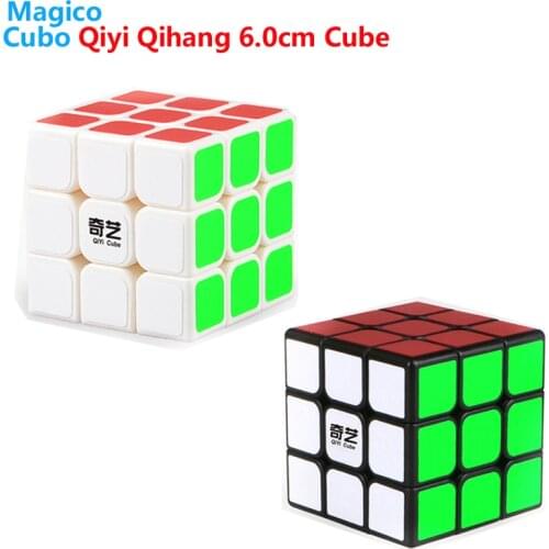 QiYi QiHang 60mm Magic Cube 3x3 Mofangge Big Size 6CM Speed 3x3x3 Sail Cubo Magico Educational Puzzle qiyi Cubes Toys for Adluts
