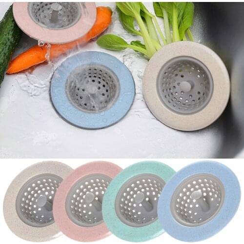 Kitchen Sink Strainer Shower Sinks Drains Cover Sink Colander Sewer Hair Stopper Filter Strainers Bathroom Accessories landmark