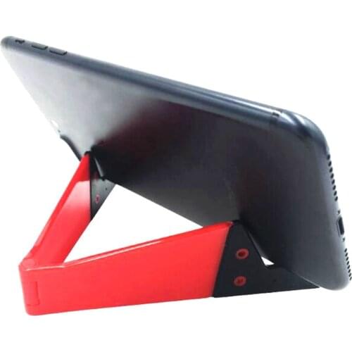 Foldable V Shape Cellphone Stand Holder Mobile Tablet Adjustable Desk Support Holder Rack