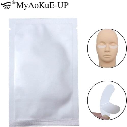 No.3 Thin Types Eyelash Pad Extension Patches Under Eye Pad For Eyelashes 25/50/100/200/500 Silicone Pads Eyelash extension tool