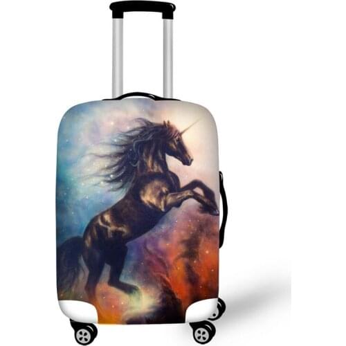 Unicorn Dog Luggage Cover High Elastic Apply to 18-32 inch Trolley Case Travel Suitcase Covers Bags Trunk Cases Protector
