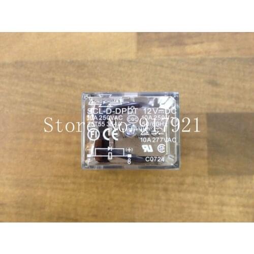 [ZOB] Songchuan SCL-D-DPDT-12 relay 12V DC --20pcs/lot
