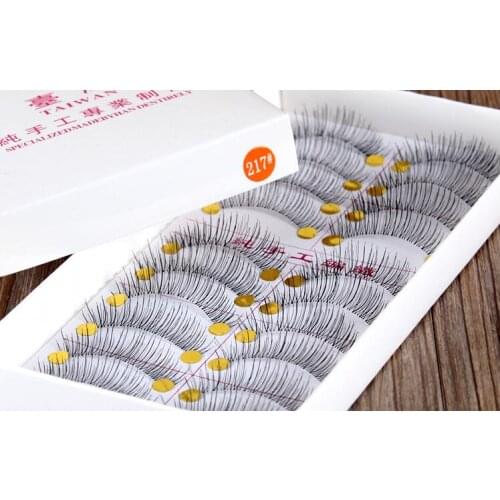 216#217# Transparent stalk Crisscross DIY false eyelashes as handmade fake eyelashes artificial eyelashes for beauty makeup
