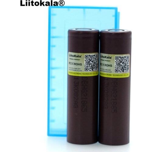 Liitokala New Original HG2 18650 3000mAh battery 18650HG2 3.6V discharge 20A, dedicated Power battery + Storage box