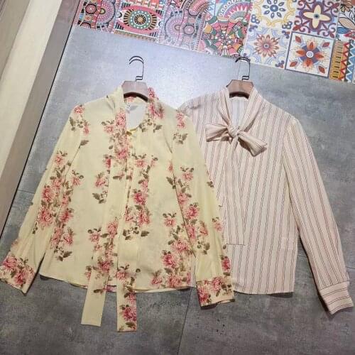 Блузки в полоску Fyion China At AliExpress