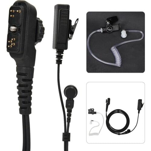 Air Tube Headset Earpiece Mic for Walkie Talkie HYT Hytera PD780 PD700 PD700G PD702G PD705G PD752 PD782 PD785 PD785G PT580H