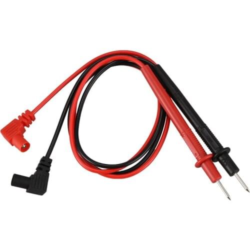 28" Multimeter Test Leads, Black and Red, 1 Pair