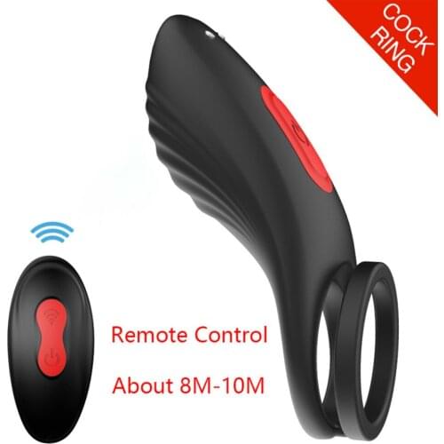 Cock Ring Vibrator Male Penis Cockring Vibrators Clitoris Stimulate Delay Ejaculation Sex Toy For Couple Men Adult Product
