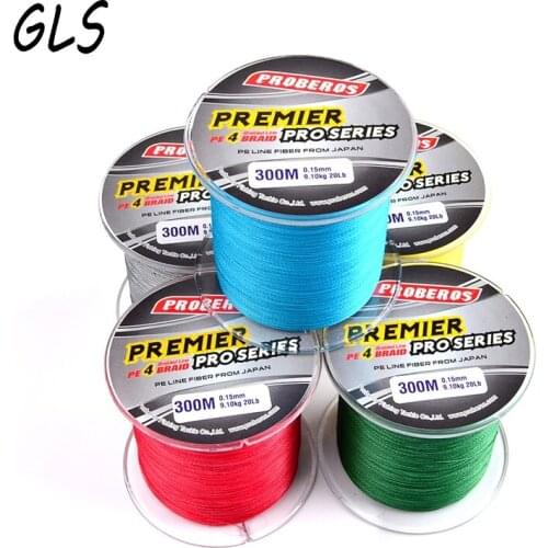 300M 330Yards PE Braided Fishing Line 4 stands 8LB-100LB Multifilament Fishing Line Braided Fishing Line Super Strong PE Line