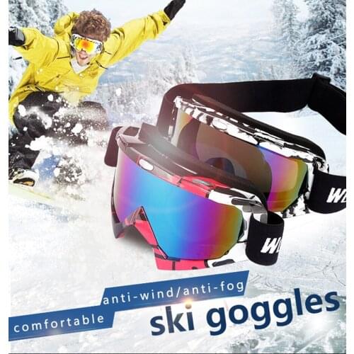 Ski Goggles Windproof Motorcycle Riding Mask Glasses Cycling Sunglasses Eyewear Skiing Snow Men Women Snowboard Goggles