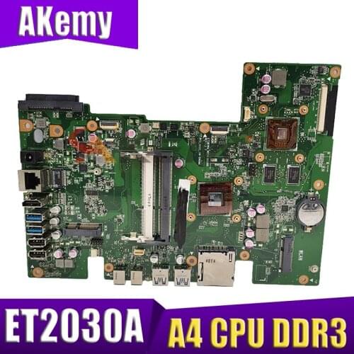 Akmey For ASUS ET2030A All-in-one pc MOTHERBOARD A4 CPU PGA 989 AMD A55 DDR3 Desktop MAINBOARD W/ 1GB-GPU