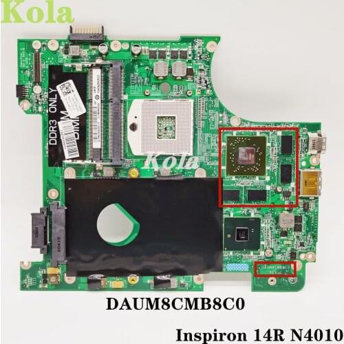 N4010 Mainboard For DELL Inspiron 14R N4010 CN-0951K7 0951K7 motherboard DAUM8CMB8C0 CN-0M2TVP 0M2TVP HM57 100% fully tested