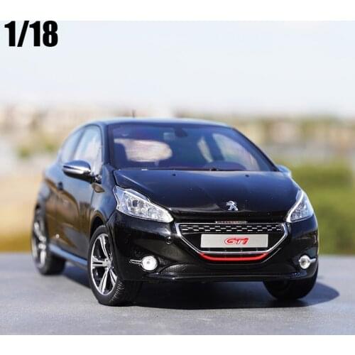 1:18 PEUGEOT 208 GTI 2013 PEUGEOT Alloy Diecast Metal Car Model For Boys Gifts Toy Collection Original Box