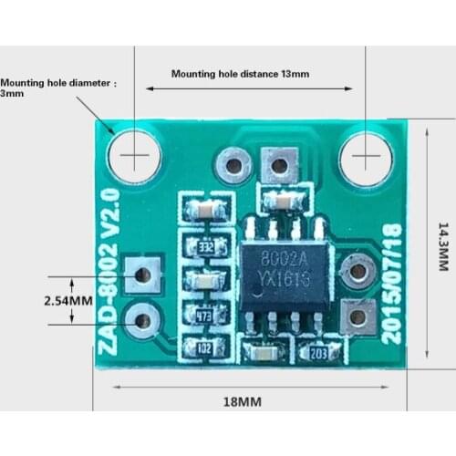 Mono 3W Audio Module ZAD8002A Low Voltage 3V 5V Amplifier Board USB Mini Audio Accessories