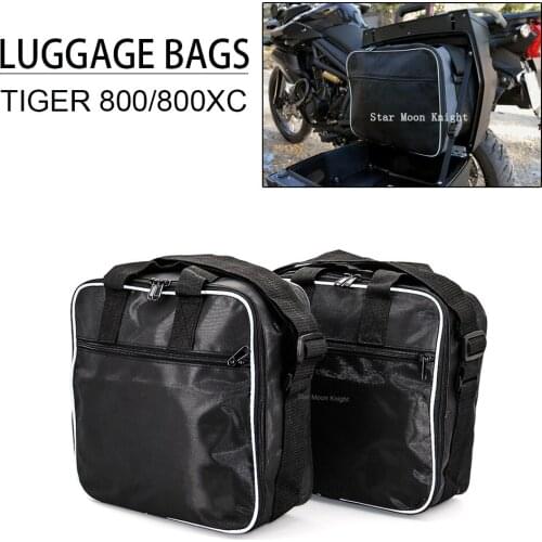 For TRIUMPH TIGER 800 / 800XC black lining TIGER 800 / 800XC motorcycle travel luggage inner bag inner bag