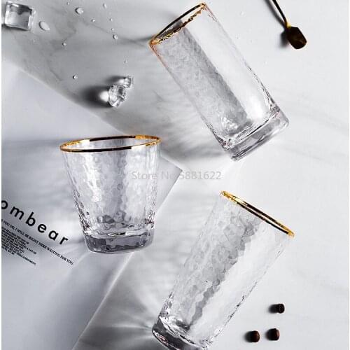 New Creative Simple Style Phnom Penh Glass Cup Breakfast Milk Juice Cup Transparent Cup