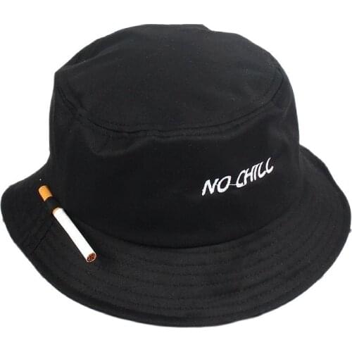 Fashion Embroidery Letter Bucket Hat Hip Hop Beach Women Panama Outdoor Sports Flat Top Fishing Men Cap Fisherman Sun Hat Bob