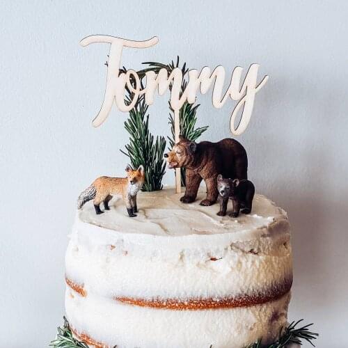 Personalized Name Cake Topper,Custom Gifts Baby Childrens Happy Birthday Cake Topper,Birthday Cake Topper Party Decor