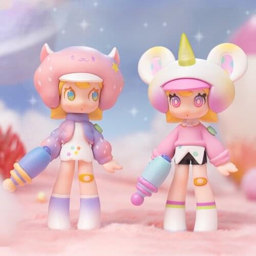 Birthday Gift A Walk in the Universe Series Trendy Kid Doll Computer Desktop Decoration Kawaii Toy Blind Random Box