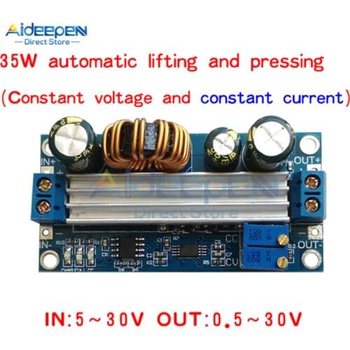 DC 5-30V to DC 0.5-30V 35W 3A CC CV Adjustable Step Up Down Buck Boost Converter Power Supply Module Voltage Regulator