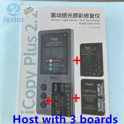 Qianli ICopy Plus 2.1 True Tone Repair Programmer for 7/8/8P/X/XR/XS/XS MAX/11 Pro Max LCD/Vibrator Transfer EEPROM Programmer