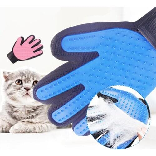 Cat grooming glove for cats wool glove Pet Hair Deshedding Brush Comb Glove For Pet Dog Cleaning Massage Glove For Animal Sale