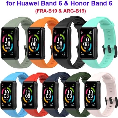 Watchband for Huawei Band 6 Straps Wristband Replacement for Huawei Honor Band 6 Bracelet Smartwatch Accessories Correa Colorful
