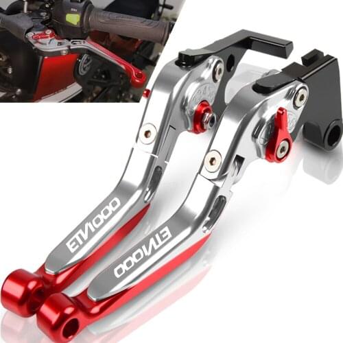 For APRILIA ETV1000 2002 2003 2004 2005 2006 2007 Motorcycle handbrake Folding Extendable Moto Adjustable Clutch Brake Levers