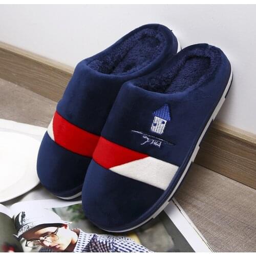 Fashion Home Warm Plush Slippers For Women Winter Indoor Comfortable Platform Lovers Slides Non Slip Female Flat Furry Shoes New