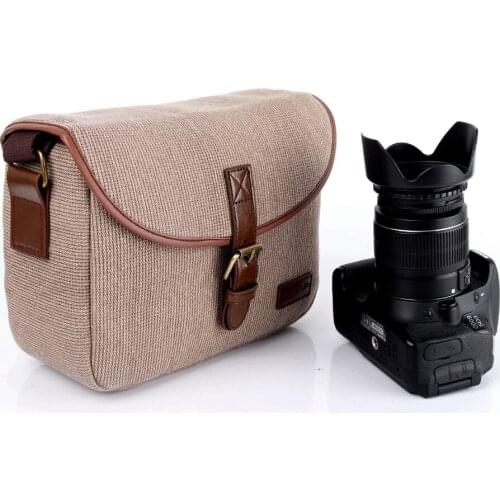 Retro Canvas DSLR Camera Bag For Sony alpha A6000 A7 Mark ii iii A6500 A7S A7S II A7R A7RS RX10 II III IV V A77 Sony Bag