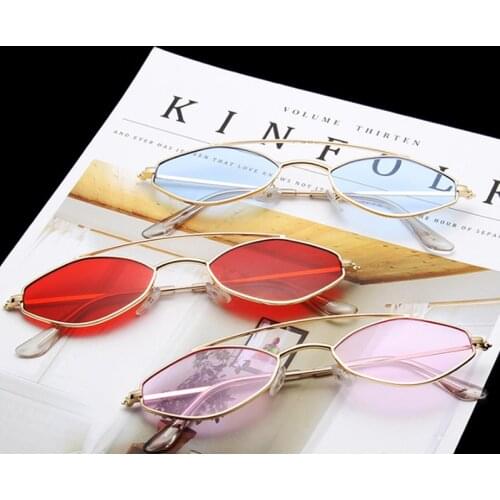 Vintage Square Sunglasses Women Brand Designer Candy Color Mirror Sun Glasses Female Male Outdoor Goggles Party Oculos De Sol