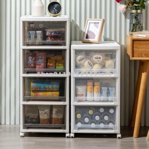 Snacks Storage Box Drawer Storage Box Childrens Toy Cabinet Sundries Sorting Basket Household Food Transparent Storage Box