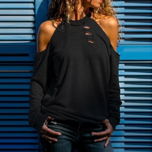 Women Fashion Off The Shoulder T-Shirts Autumn Sexy 2021 New Fashion Tshirts Halter Long Sleeve Slim Fit Tops Casual Ladies