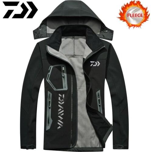 DAIWA Winter Fishing Clothing Men Breathable Outdoor Sports Windproof Waterproof Clothes Daiwa Fishing Jacket Clothes Suit