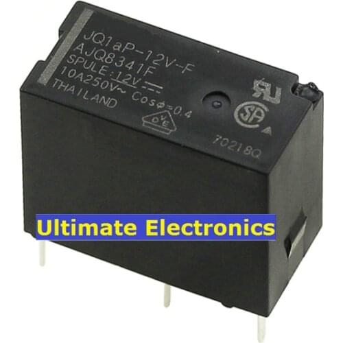 10pcs JQ1AP-12V-F 4 feet normally open 10A high load AJQ8341F