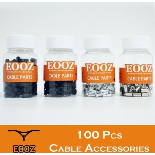 100pcs Bike Brake Shift Cable S Buckle 4/5mm Bike brake/shift cable caps And Bike Shift Inner Cable/Brake Inner Cable Tips