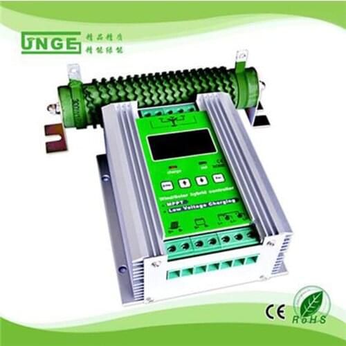 12/24V LCD MPPT Solar Panel Charger Controller Wind-Solar Complementary Collector Generator Regulador Solar Power Controler