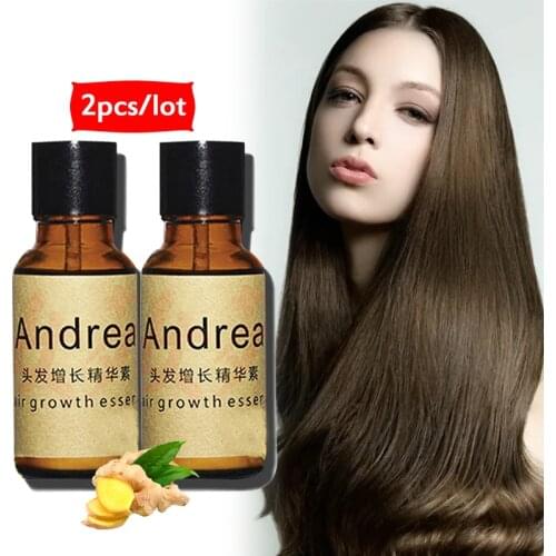 2PCS Anti Hair Loss Hair Growth Essence Fast Powerful Ginger Essence Hairdressing Hairs Mask Hair Essential Oil Consolidating