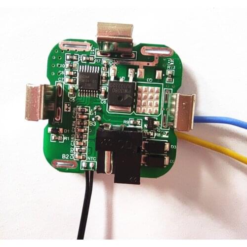 4s 20A Bms Circuit Board PCBA 3.7V 18650 Battery With DC Connector For 16.8v Hand Electric Drill