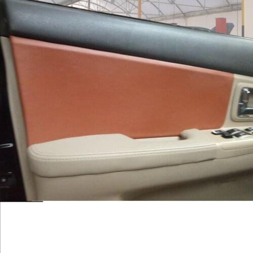 8PCS Microfibre Leather Interior Doors Panel + Armrest Cover For Kia Cerato 2005 06 07 08 09 10 11 2012 AAB169