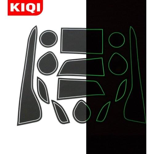 Car Anti Slip Gate Slot Pad Mat Non-slip Door Groove Mats for Toyota C-HR CHR C HR 2016 2017 2018 2019 Auto Accessories