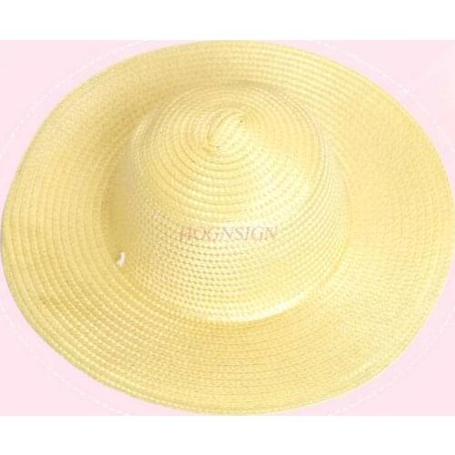 Children Iti Painting Straw Hat Hat Drawing Iti Decoration Art Material