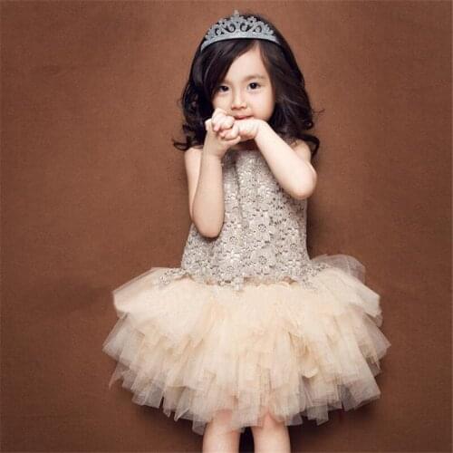 Toddler girl lace dress classic breathable tutu dress for 2-10years girls kid Summer causal dress vestido clothes outerwear