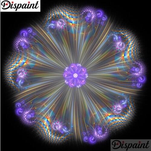 Dispaint 5D DIY Full Diamond Embroidery "Mandala scenery" Diamond Painting Cross Stitch Rhinestone Home Decoration A11321
